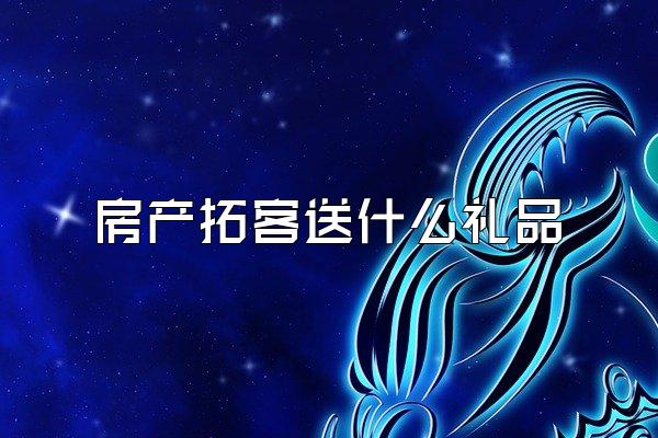 房产拓客送什么礼品