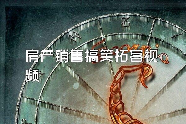 房产销售搞笑拓客视频